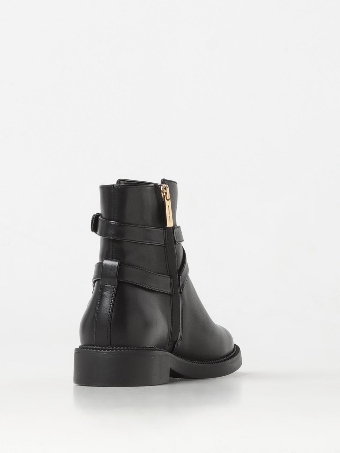 ショートブーツ・ブーティ Michael Kors Woman Flat ankle boots Black 40F4LUME5L 001 Ankle boot Michael Kors black leather with spool heel