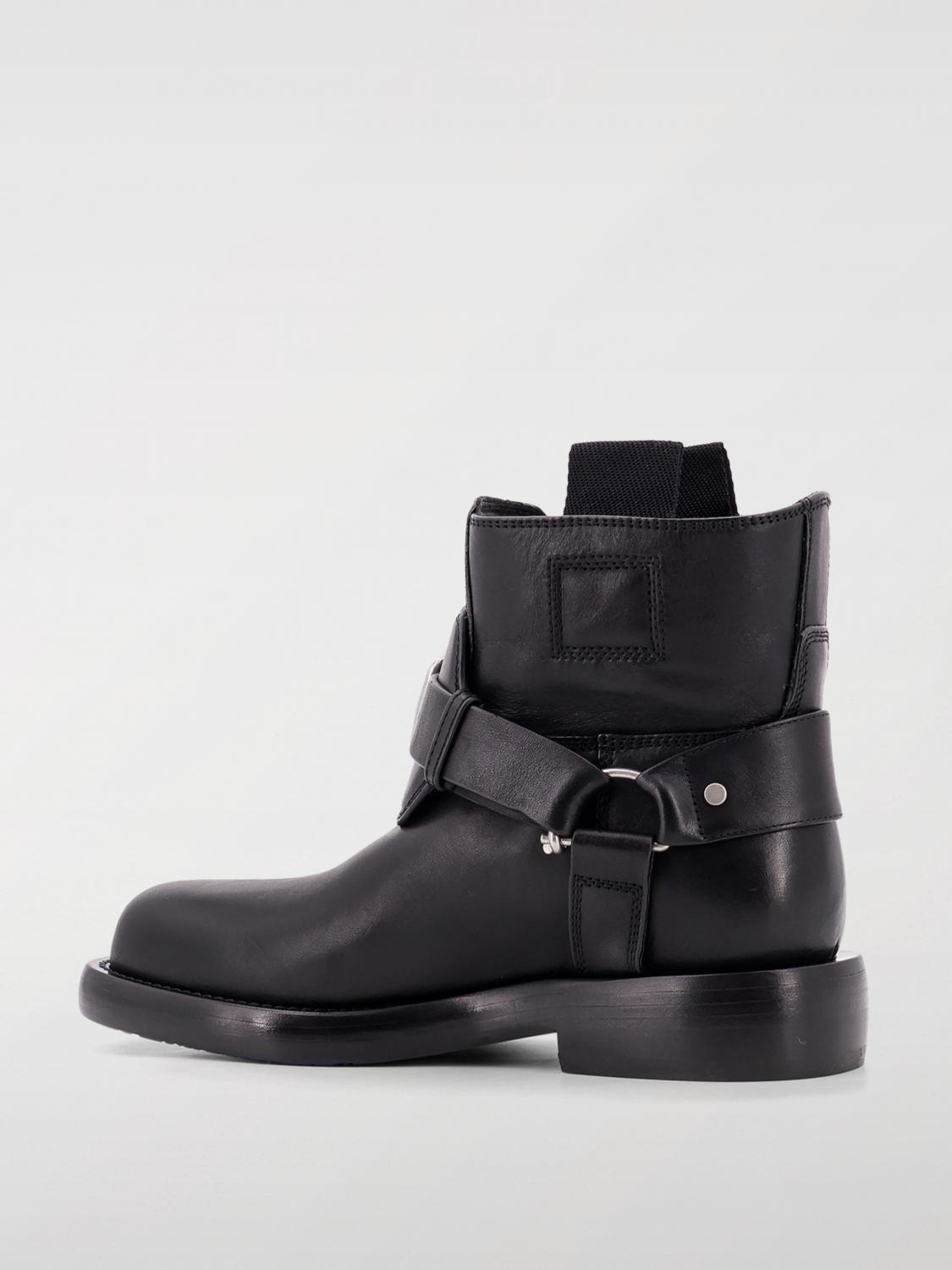 BURBERRY FLACHE STIEFELETTEN: Stiefel damen Burberry, Schwarz - Img 3