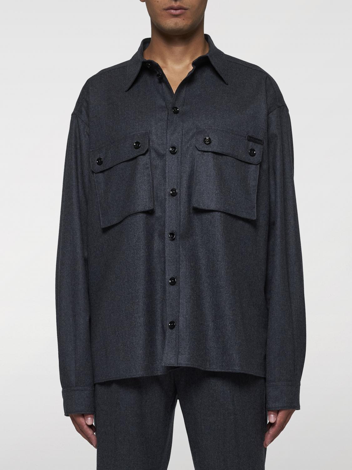 DOLCE & GABBANA CAMISA: Camisa hombre Dolce & Gabbana, Gris - Img 1