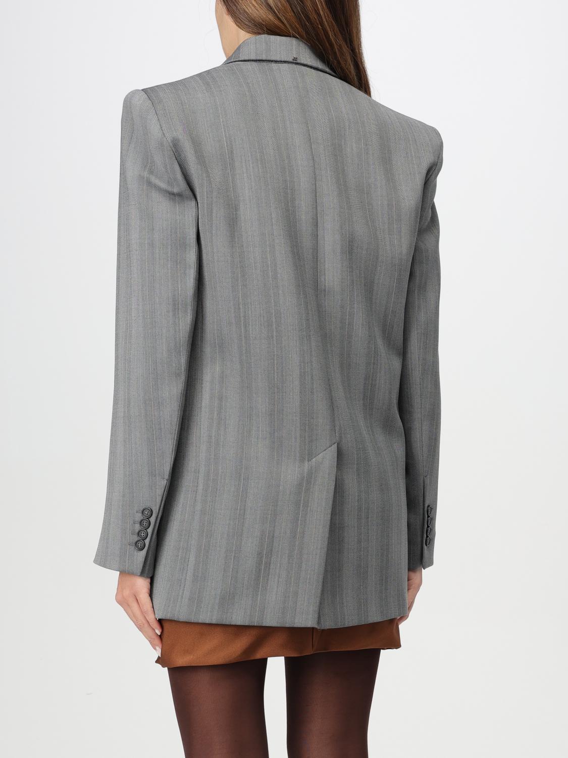 SPORTMAX AMERICANA: Chaqueta mujer Sportmax, Gris - Img 3