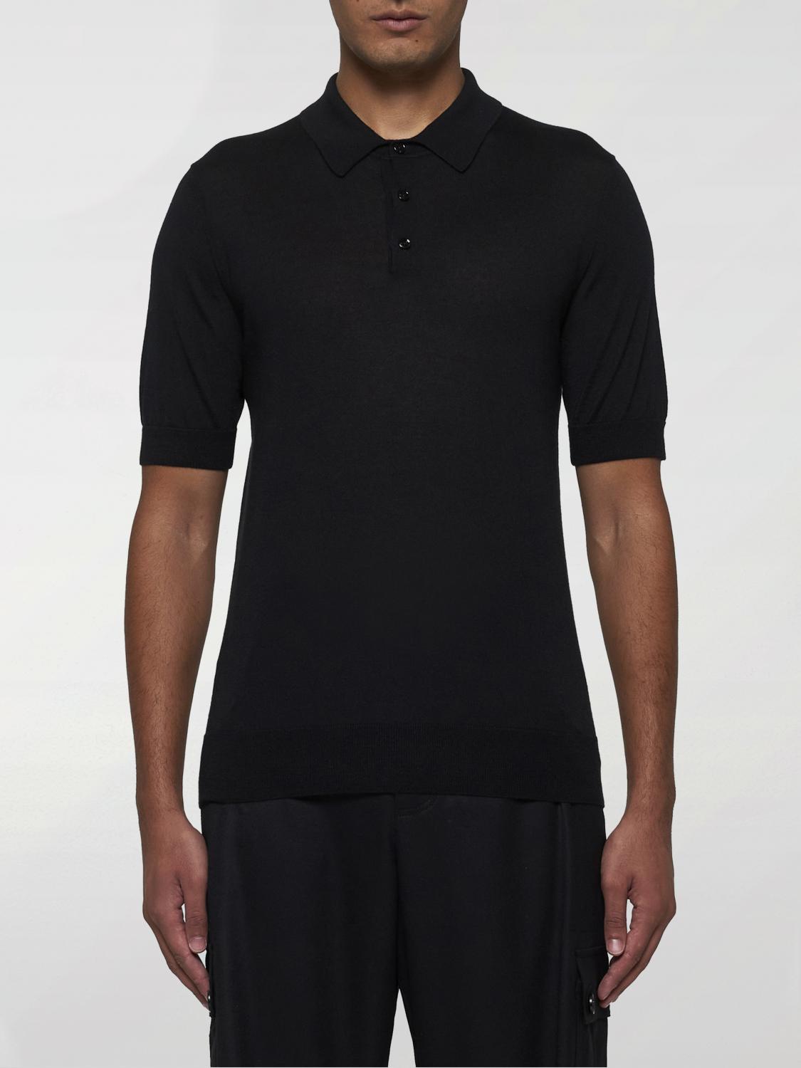 DOLCE & GABBANA POLO: Polo homme Dolce & Gabbana, Noir - Img 1