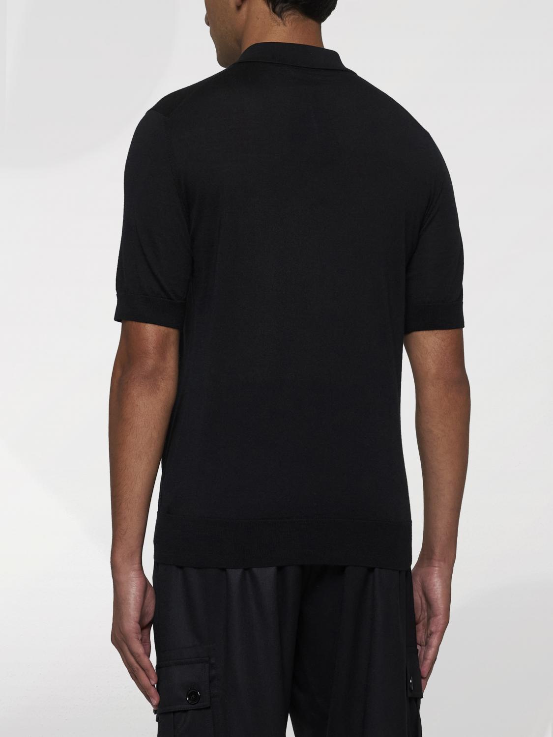 DOLCE & GABBANA POLO: Polo homme Dolce & Gabbana, Noir - Img 2