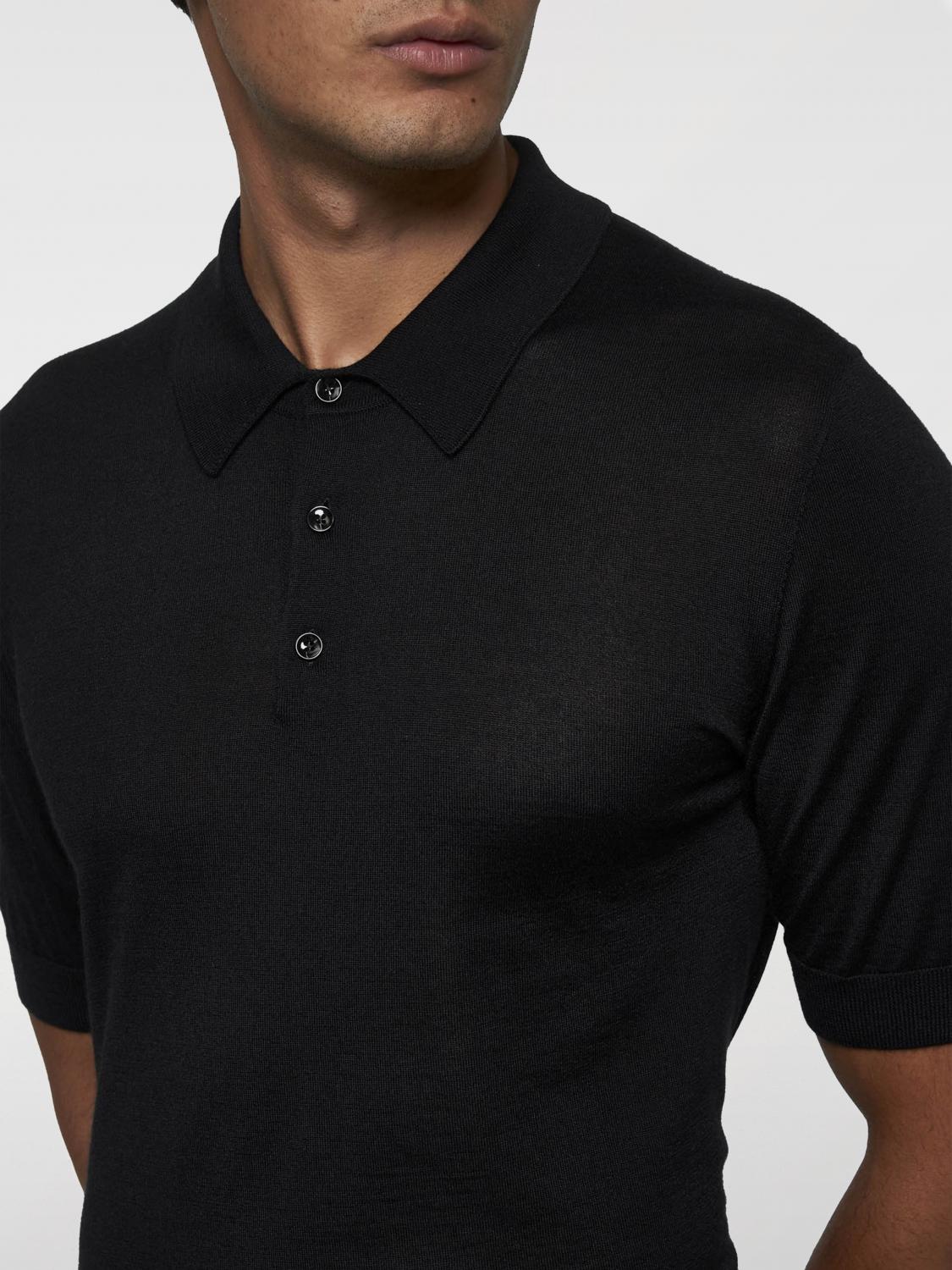 DOLCE & GABBANA POLO: Polo homme Dolce & Gabbana, Noir - Img 3