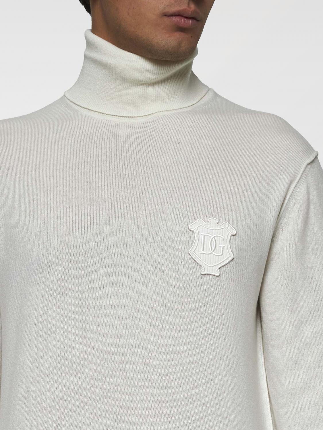 DOLCE & GABBANA SWEATER: Sweater men Dolce & Gabbana, Beige - Img 3