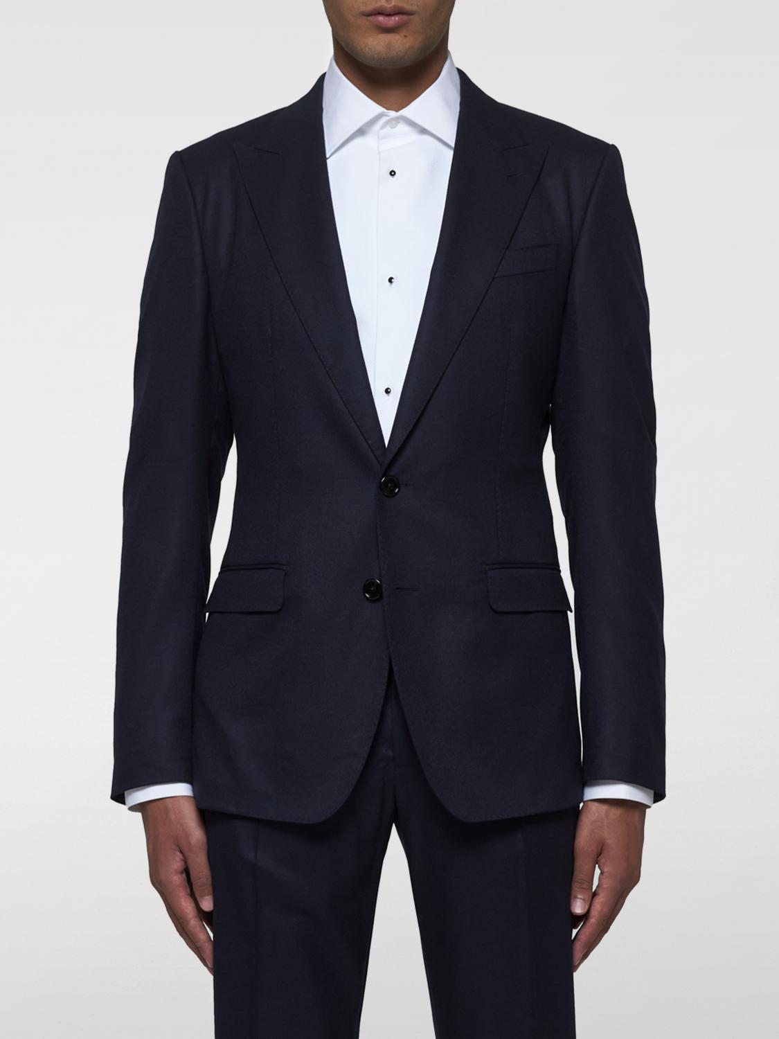 DOLCE & GABBANA BLAZER: Jacket men Dolce & Gabbana, Blue - Img 1