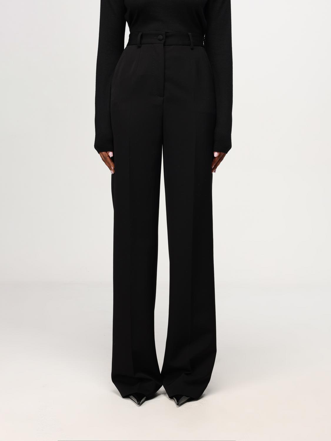 DOLCE & GABBANA PANTS: Pants woman Dolce & Gabbana, Black - Img 1