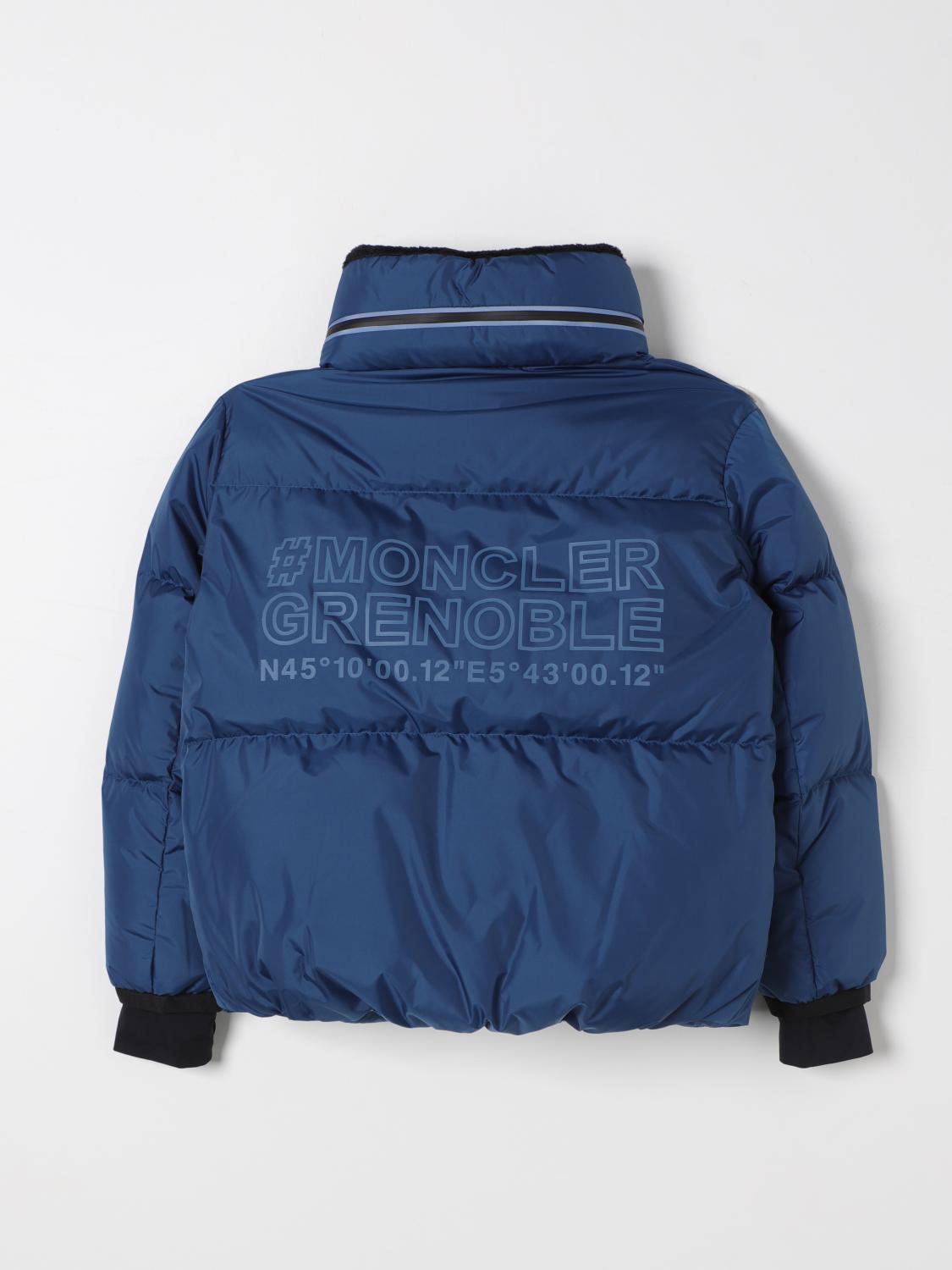 MONCLER JACKE: Mäntel kinder Moncler, Blau - Img 2