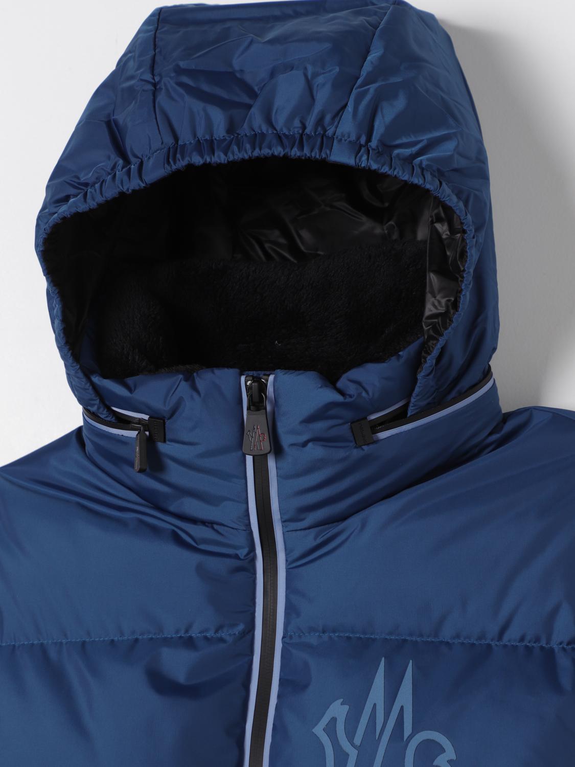 MONCLER 코트: 코트 남아 Moncler, 블루 - Img 3