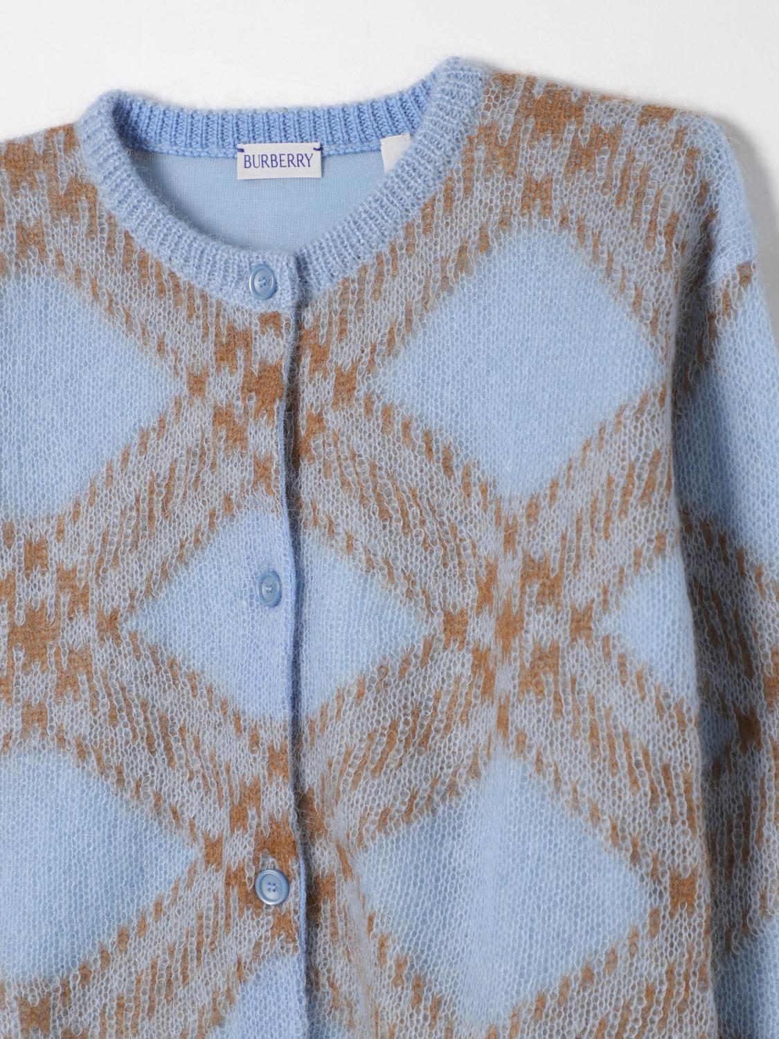 BURBERRY PULLOVER: Pullover kinder Burberry, Blau - Img 3