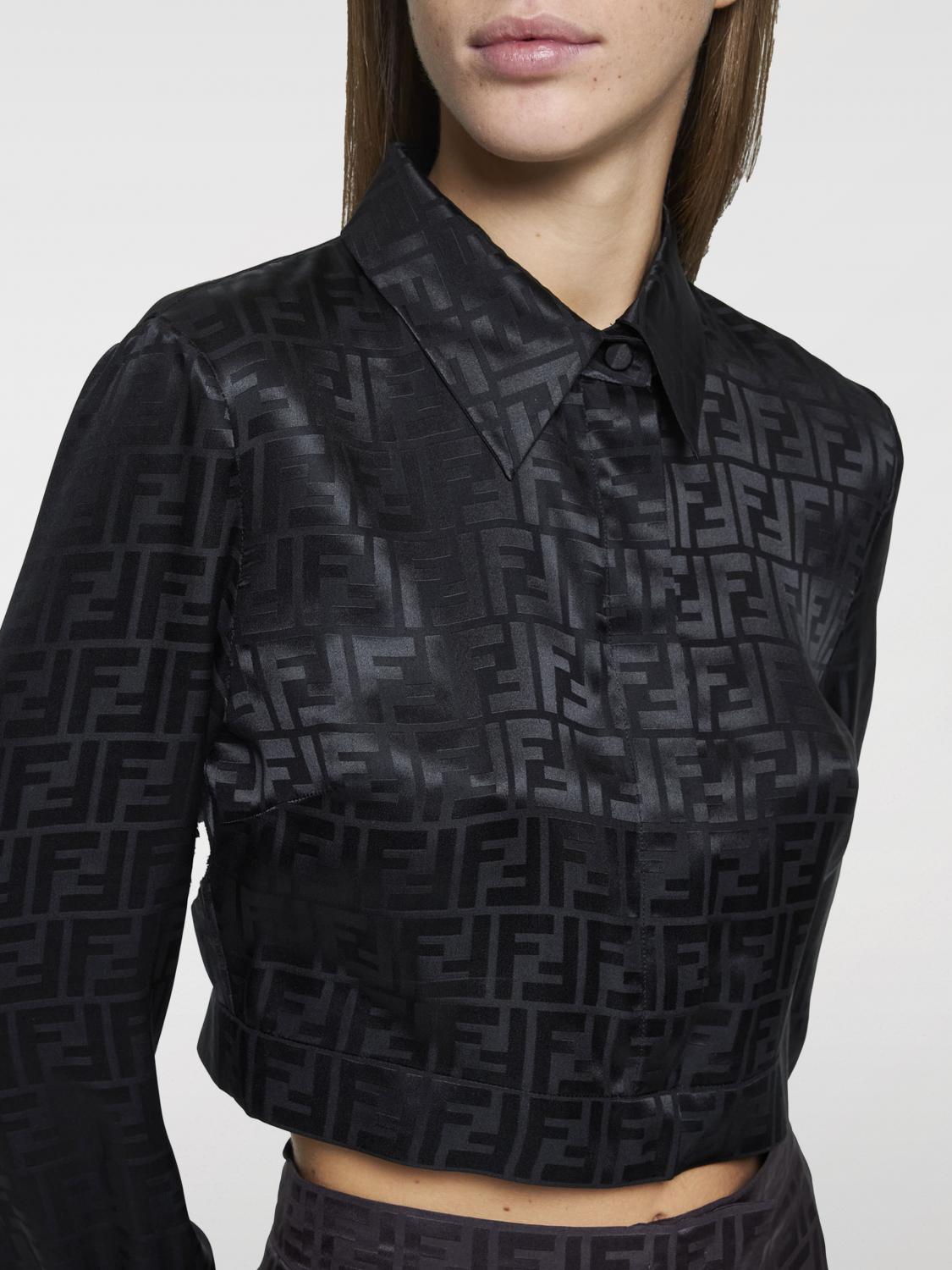 FENDI SHIRT: Shirt woman Fendi, Black - Img 3