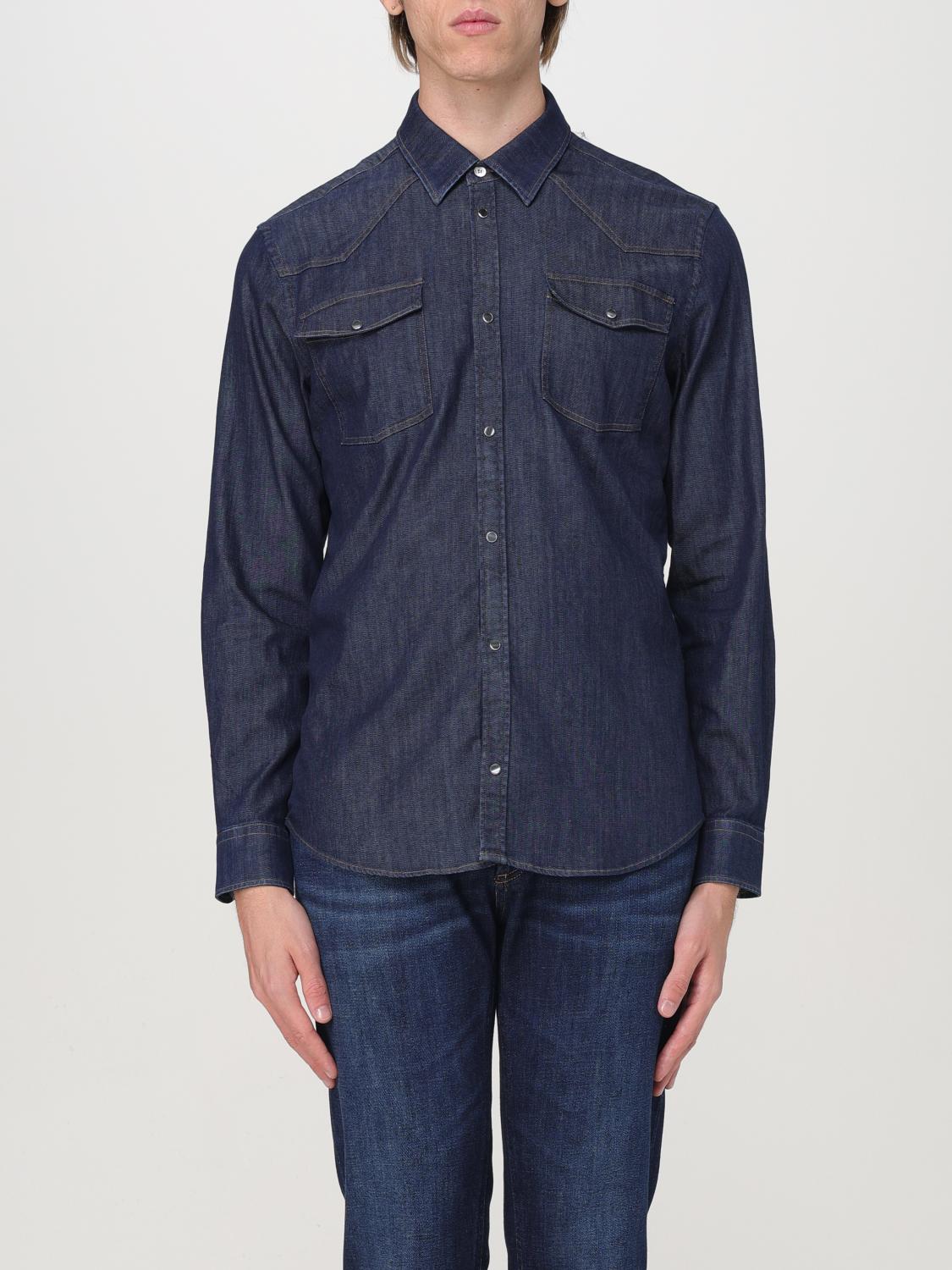 DONDUP CAMICIA: Camicia Dondup in denim , Blue - Img 1