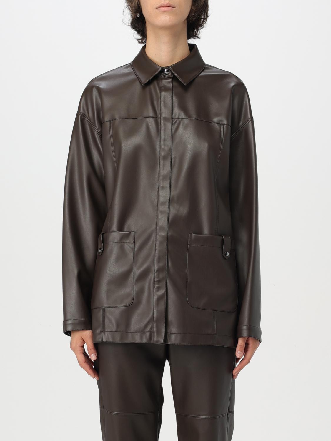 MAX MARA LEISURE SHIRT: Jacket woman Max Mara Leisure, Brown - Img 1