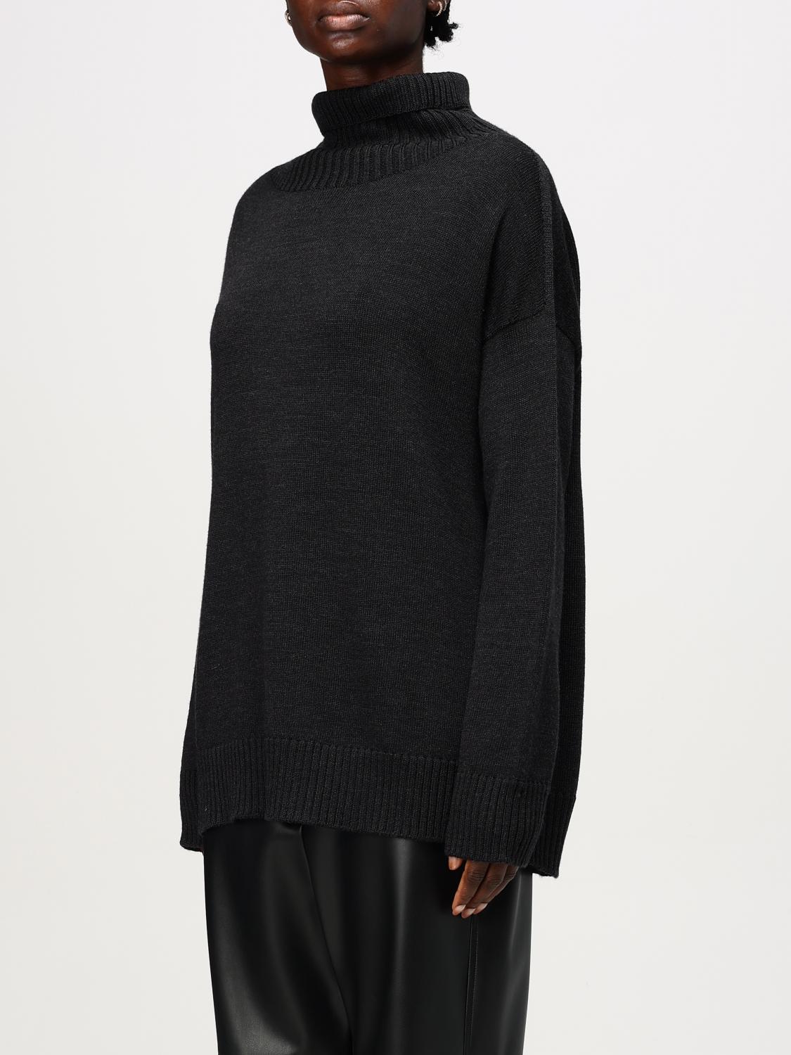 MAX MARA LEISURE MAGLIA: Pullover Max Mara Leisure in lana vergine , Nero - Img 4