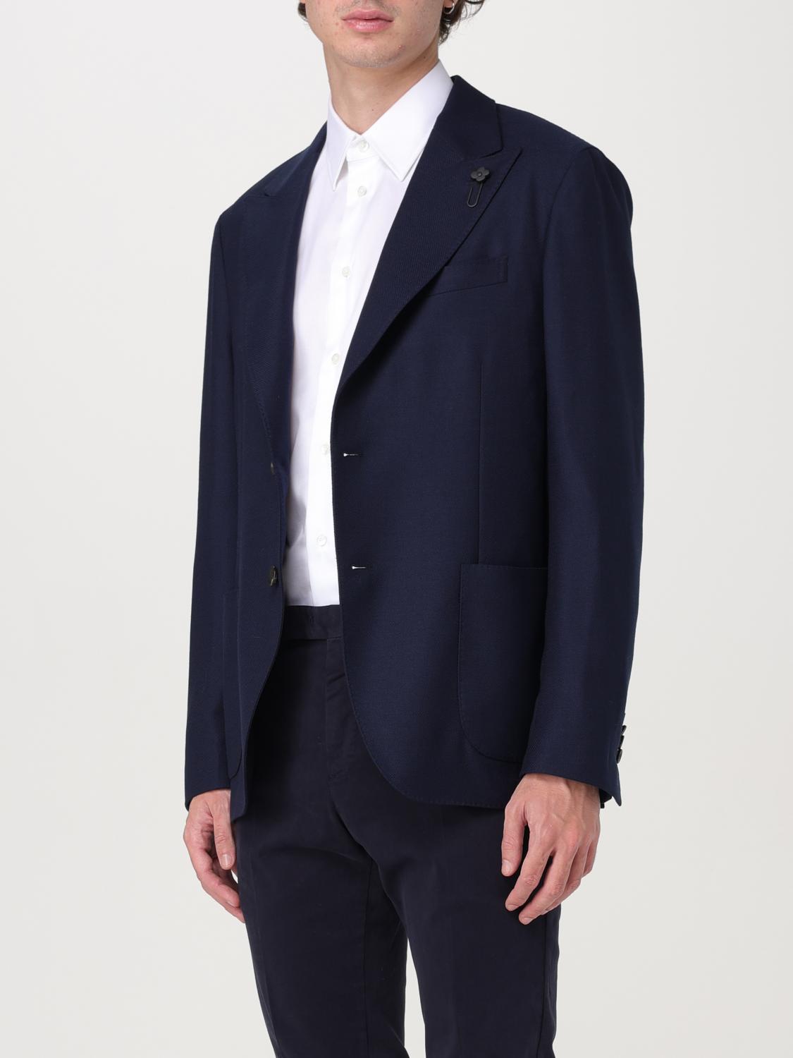 LARDINI BLAZER: Veste homme Lardini, Bleu Marine - Img 3