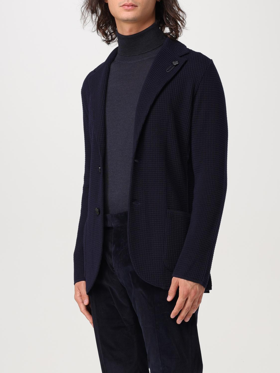 LARDINI BLAZER: Veste homme Lardini, Bleu Marine - Img 3