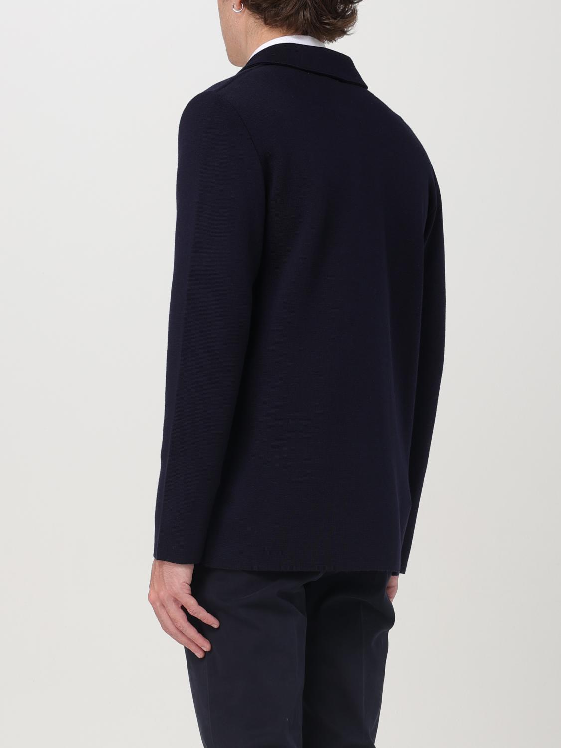 LARDINI BLAZER: Blazer doppiopetto Lardini in lana vergine , Blue Navy - Img 2