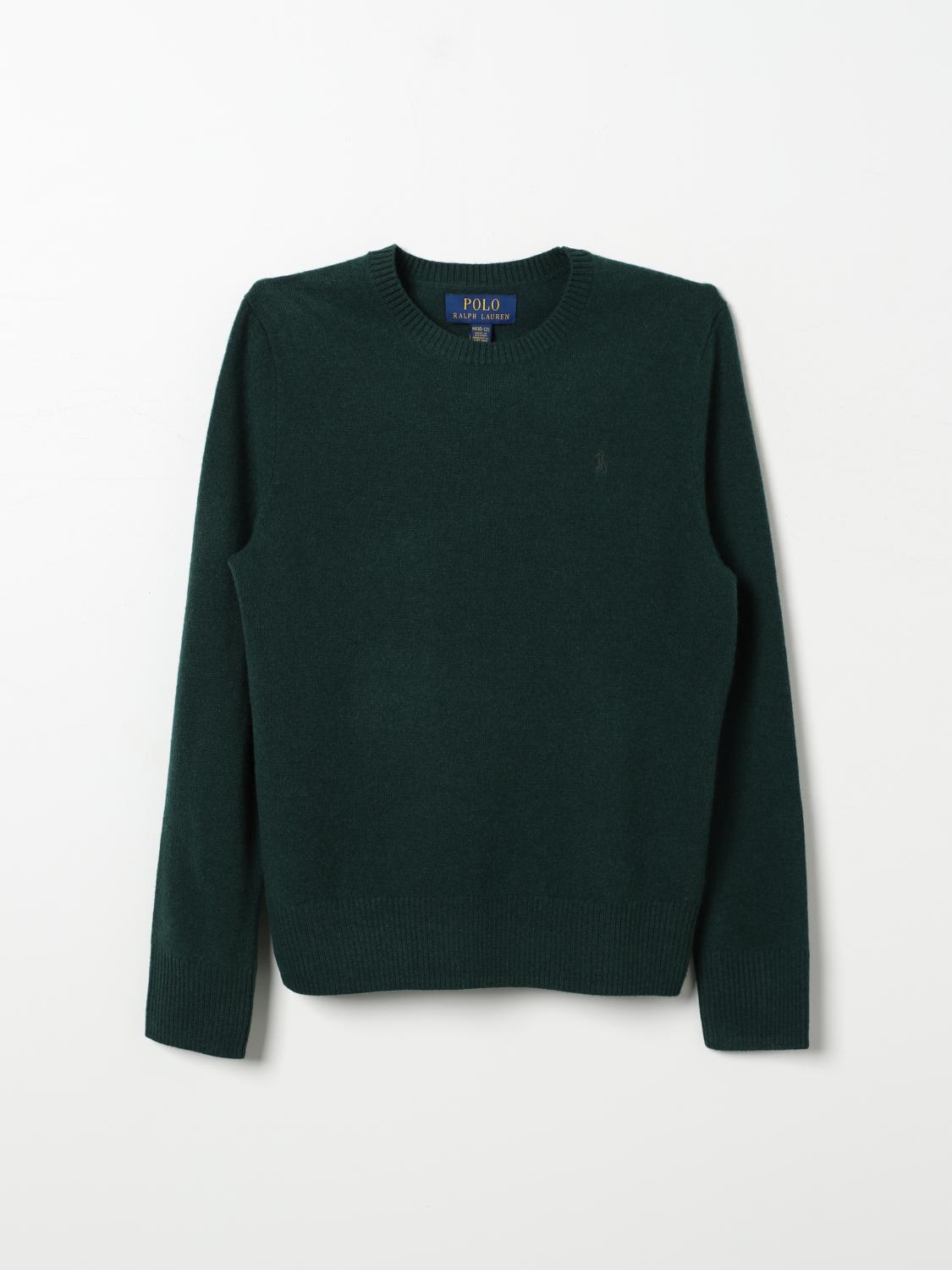 POLO RALPH LAUREN SWEATER: Sweater kids Polo Ralph Lauren, Green - Img 1