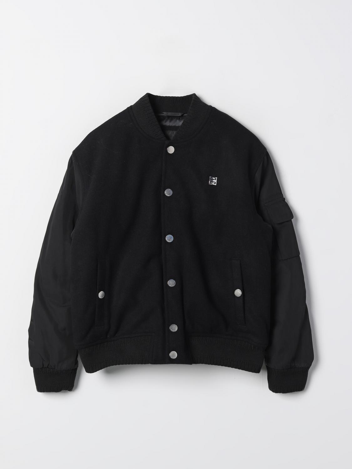 GIVENCHY JACKET: Jacket kids Givenchy, Black - Img 1