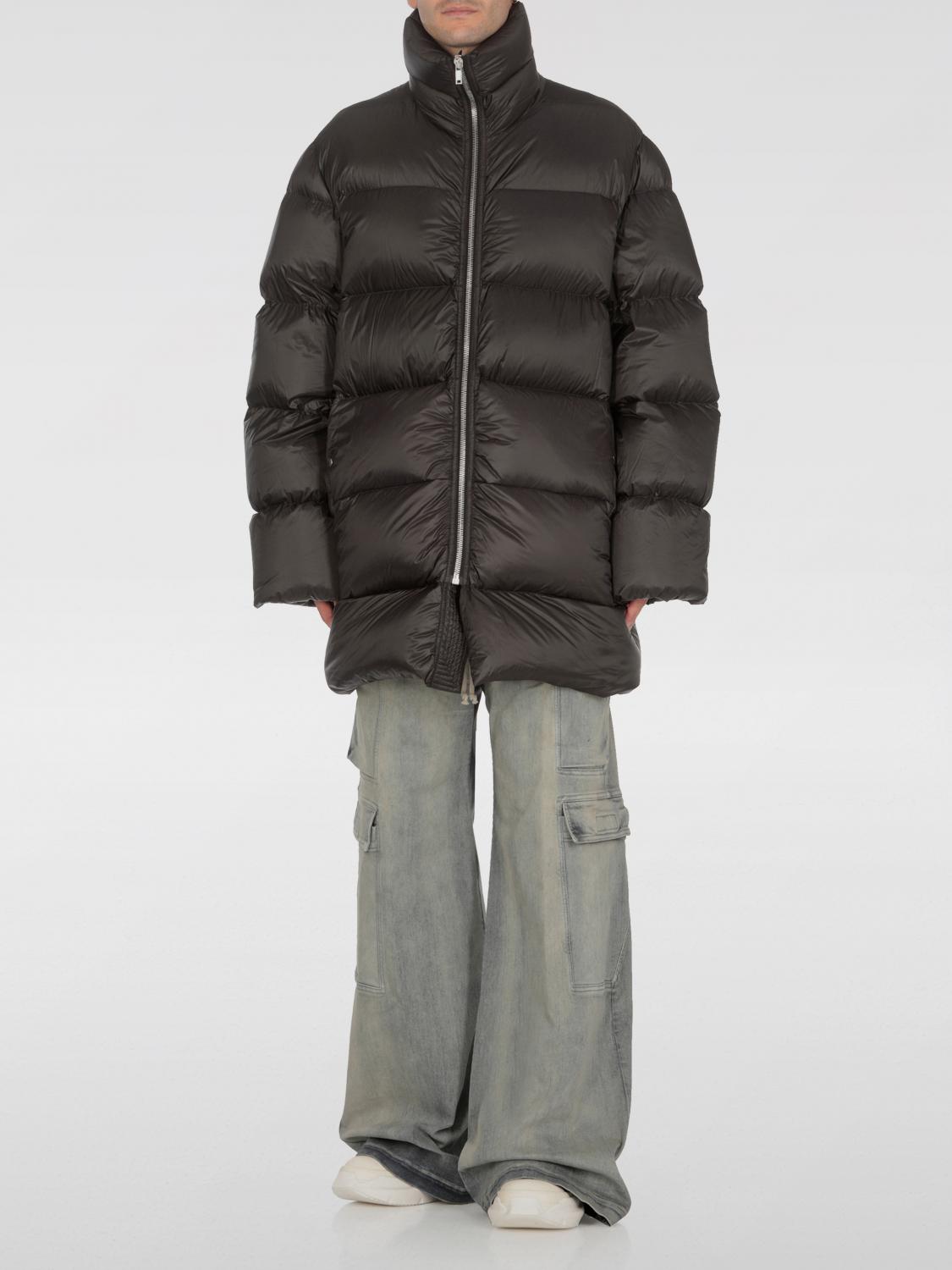 RICK OWENS GIACCA: Piumino Rick Owens in nylon trapuntato, Nero - Img 1