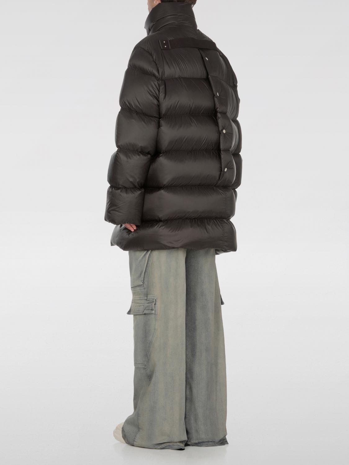 RICK OWENS GIACCA: Piumino Rick Owens in nylon trapuntato, Nero - Img 3