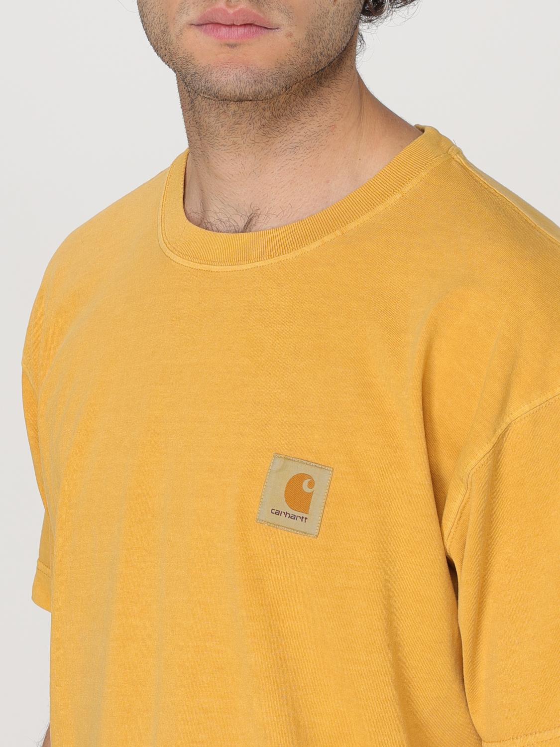 CARHARTT WIP T-SHIRT: T-shirt men Carhartt Wip, Yellow - Img 4