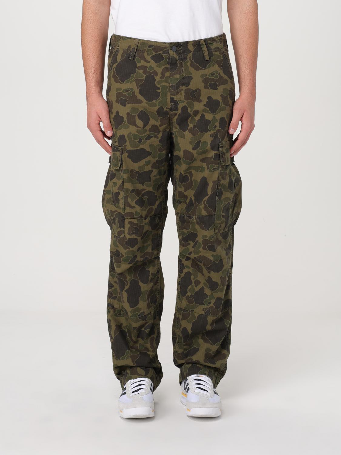 Giglio Pantalone cargo Carhartt Wip in cotone camouflage