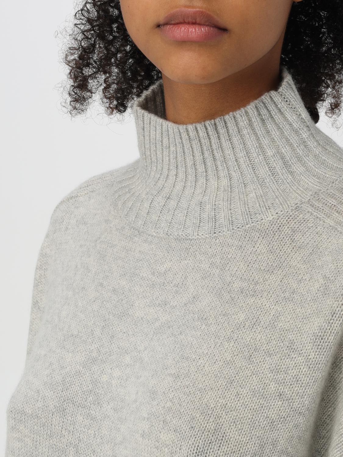 ALLUDE MAGLIA: Pullover Allude in cashmere , Grigio - Img 3