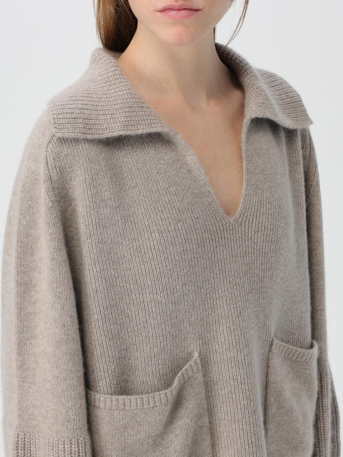 ALLUDE MAGLIA: Felpa donna Allude, Grigio - Img 3