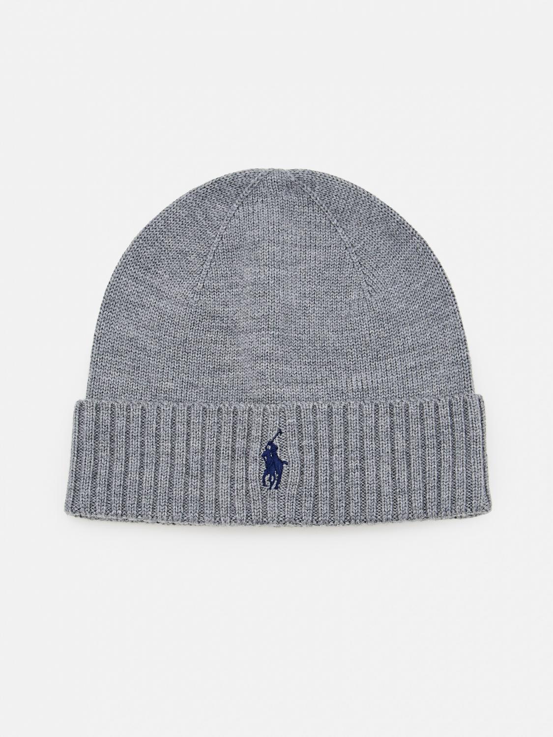 POLO RALPH LAUREN Hat men Grey Polo Ralph Lauren hat 710886137 online at GIGLIO.COM