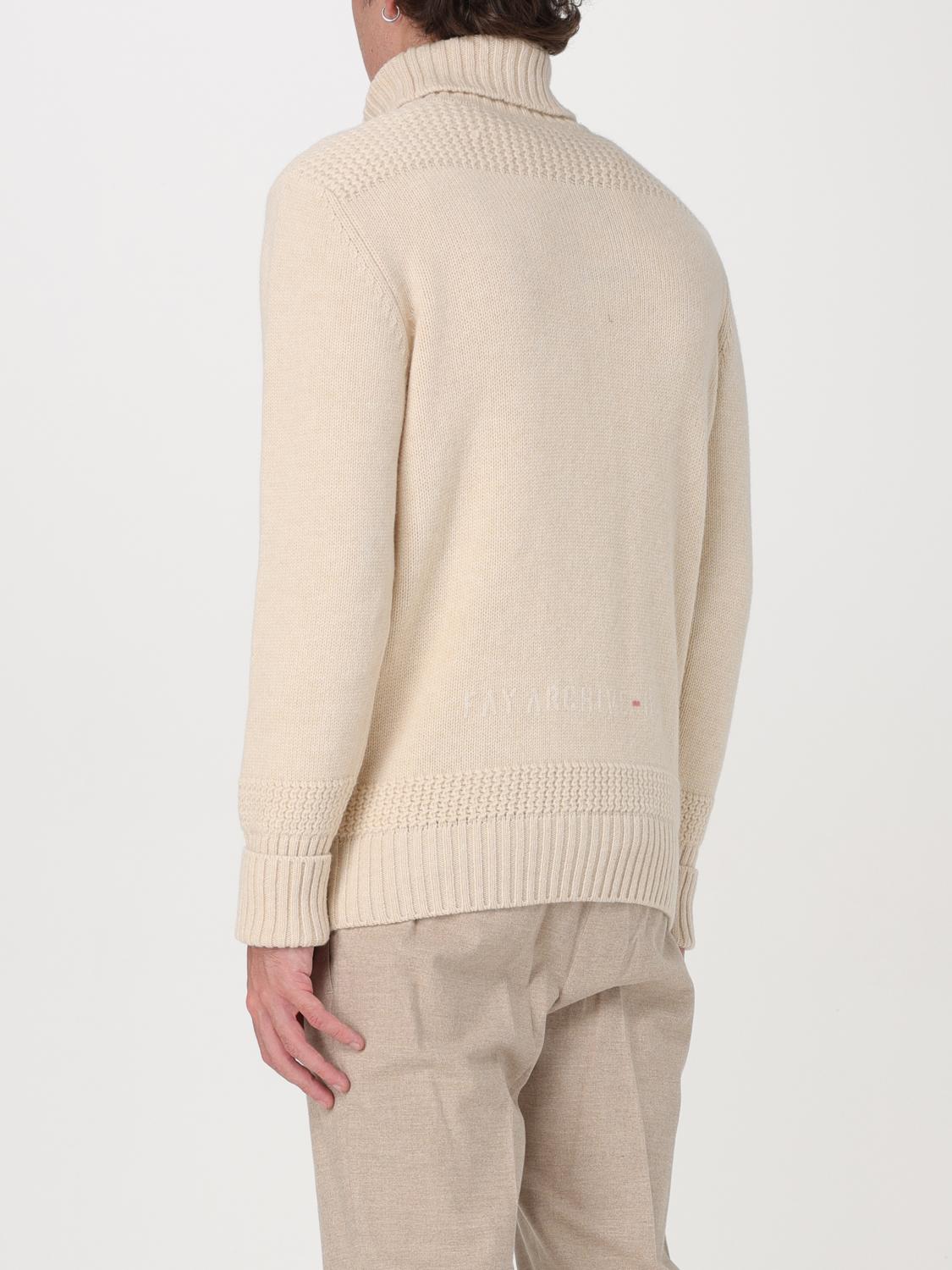 FAY SWEATER: Sweater men Fay, Yellow Cream - Img 2