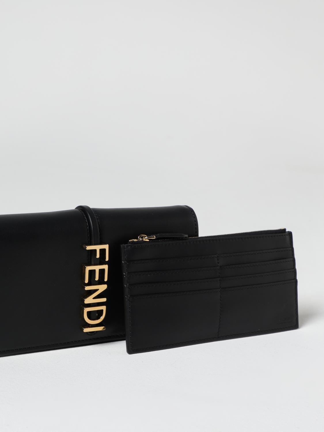 FENDI MINI BAG: Shoulder bag woman Fendi, Black - Img 4