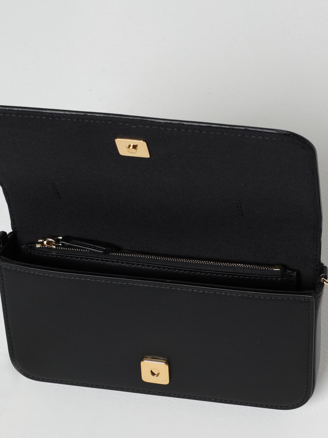 FENDI MINI BAG: Shoulder bag woman Fendi, Black - Img 5