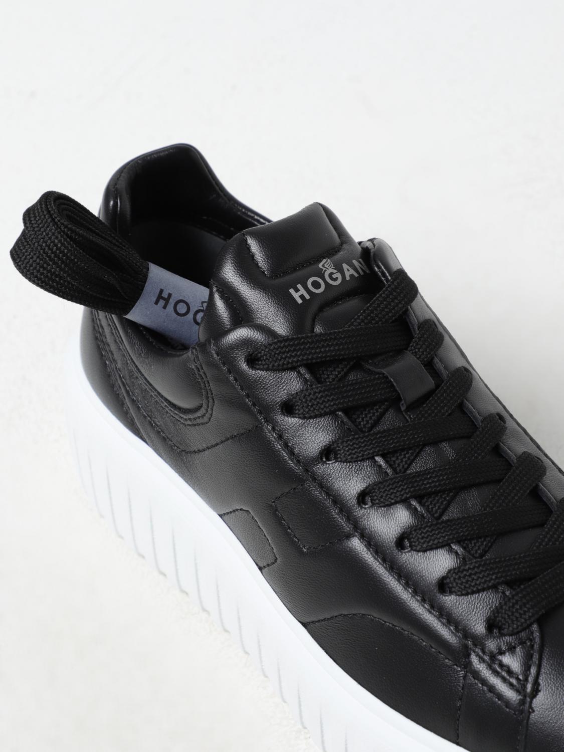 HOGAN SNEAKERS: Sneakers H645 Hogan in pelle , Nero - Img 4