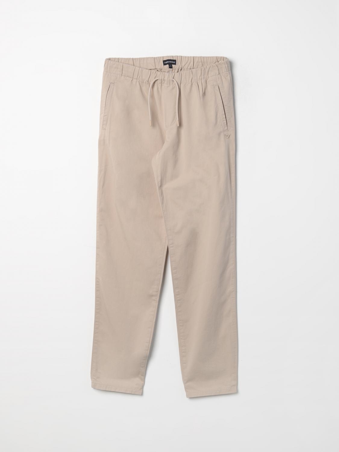 EMPORIO ARMANI PANTALON: Pantacourt enfant Emporio Armani, Beige - Img 1