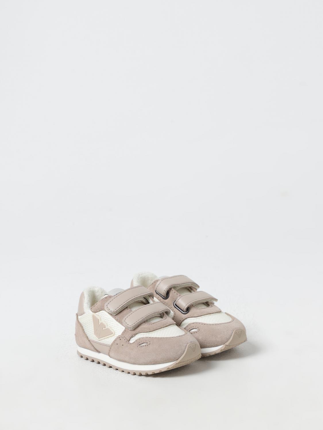 EMPORIO ARMANI SNEAKERS: Shoes kids Emporio Armani, Beige - Img 2