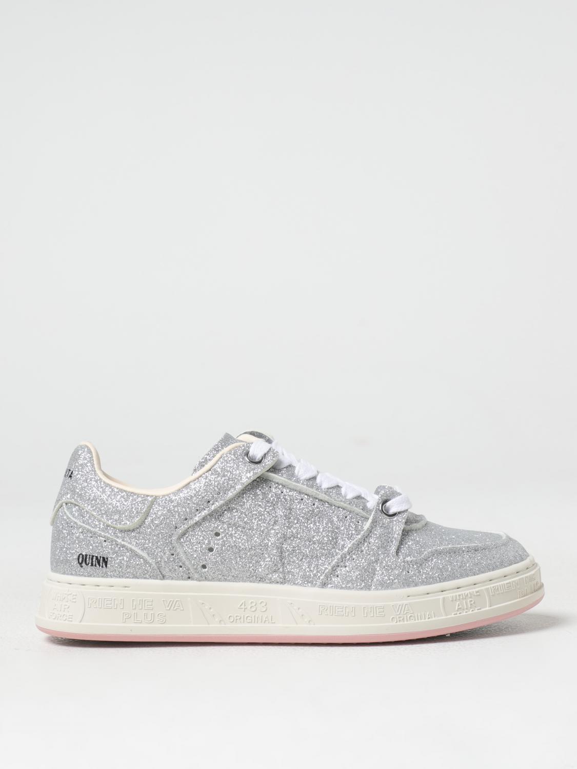 Giglio Sneakers Quinnd Premiata in pelle glitter