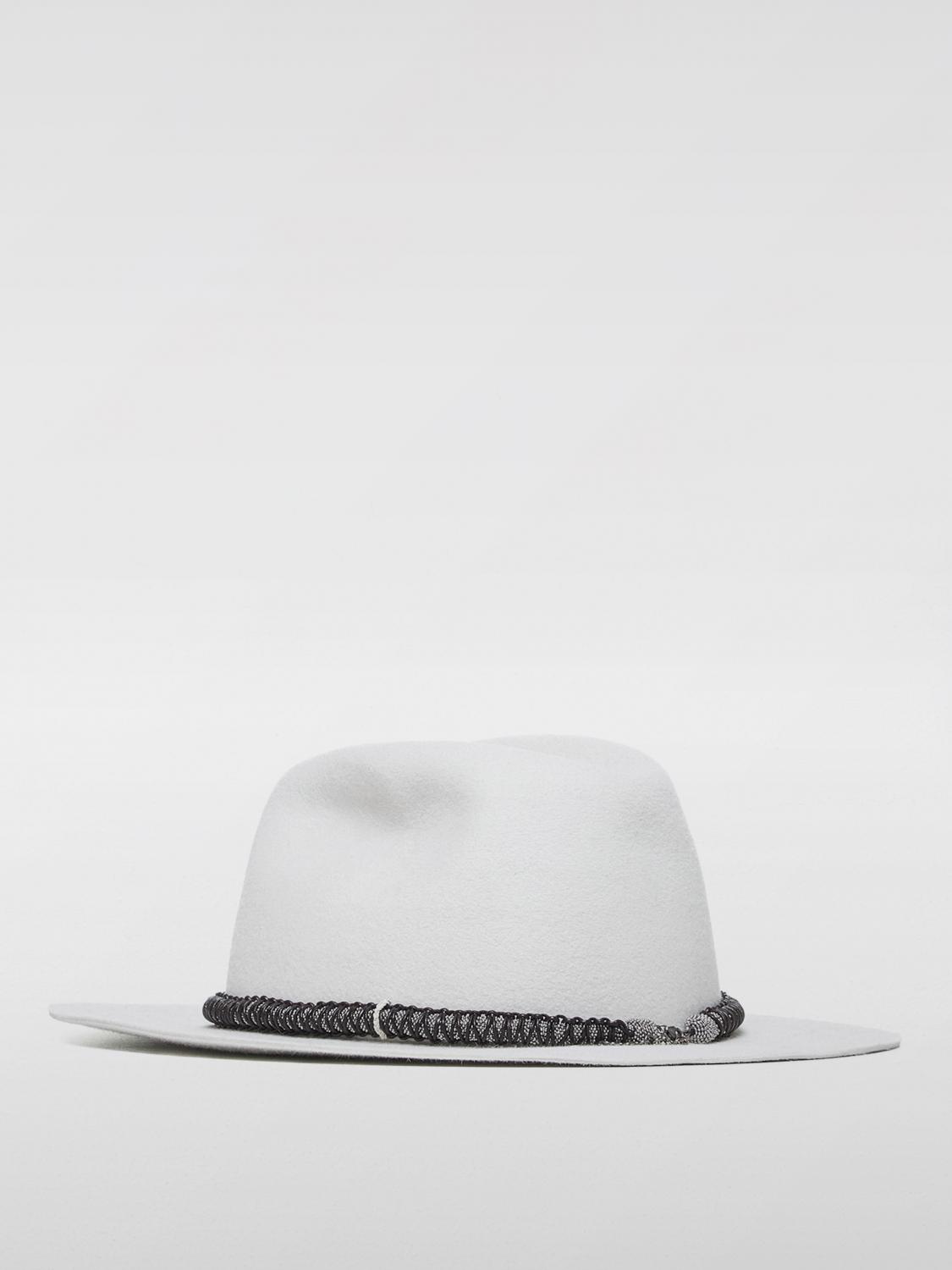 BRUNELLO CUCINELLI HAT: Hat woman Brunello Cucinelli, Ivory - Img 2