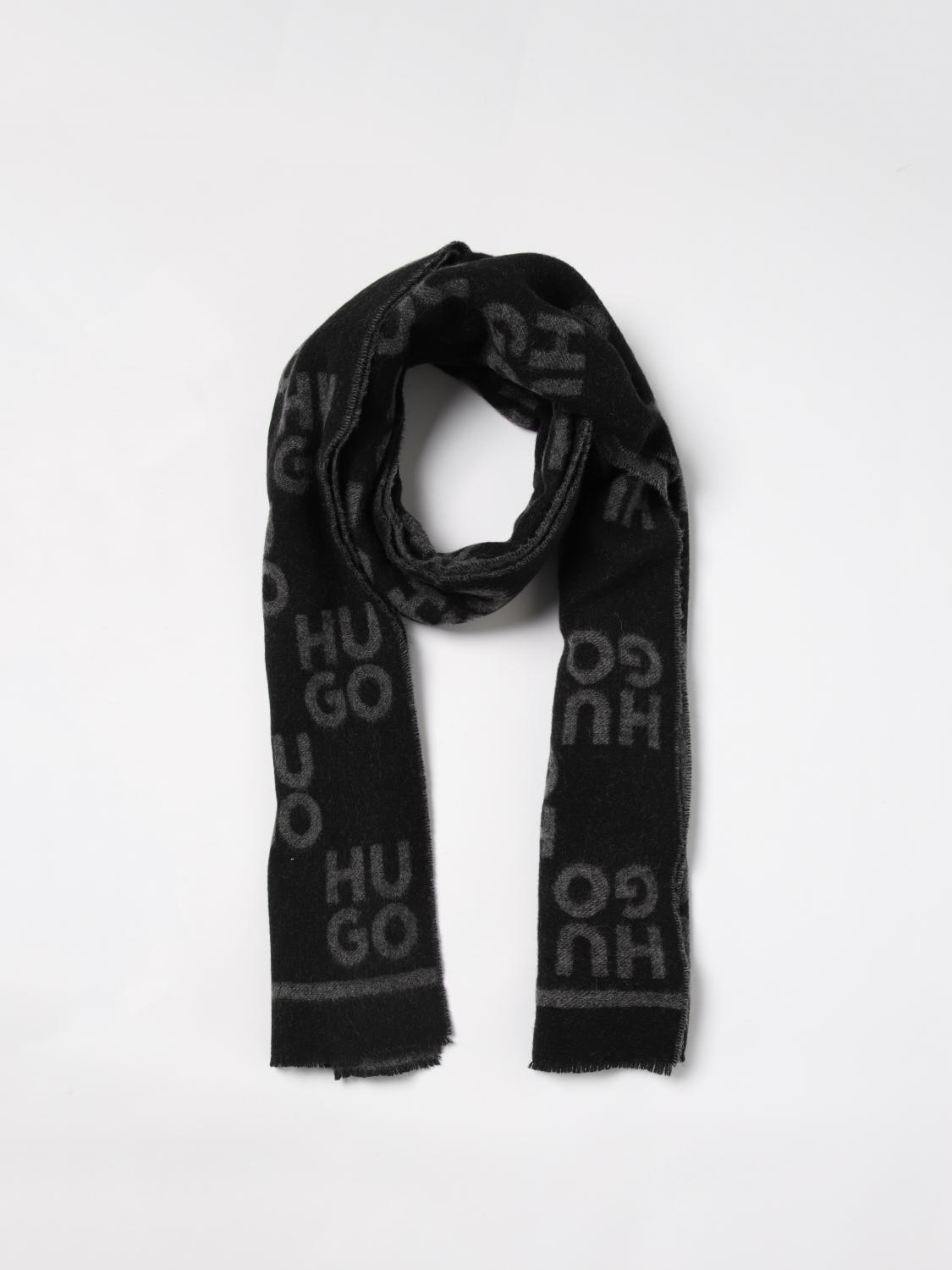 HUGO SCARF: Scarf men Hugo, Black - Img 2