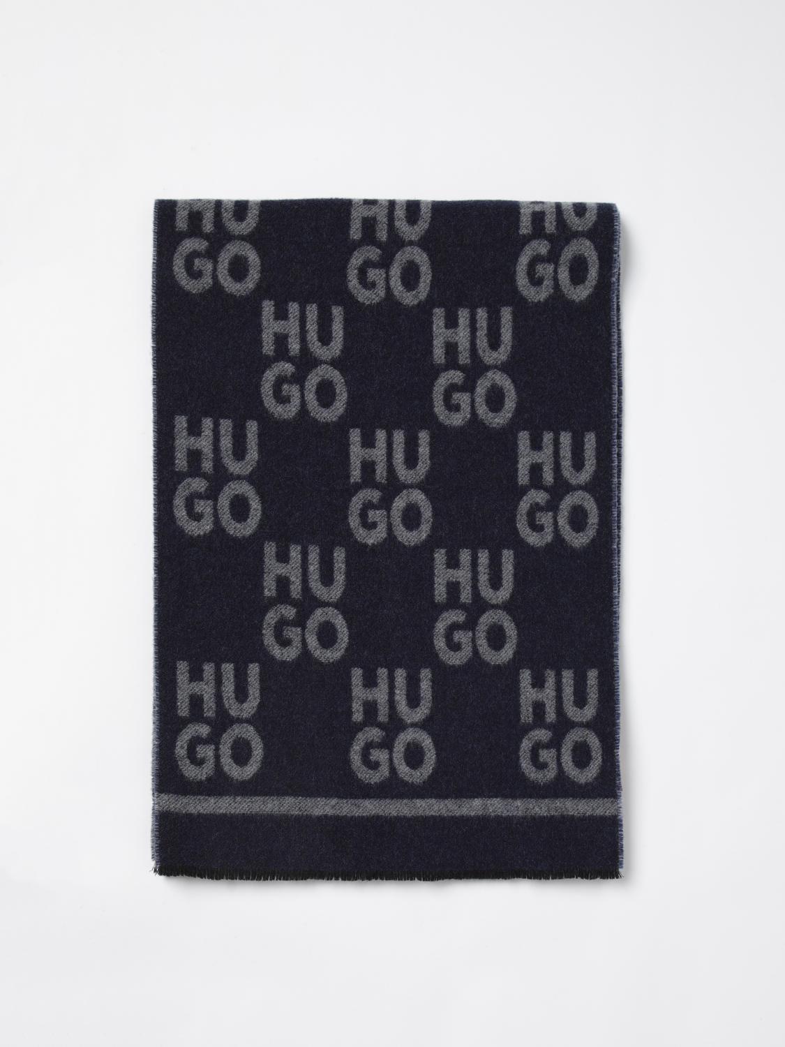 HUGO SCARF: Scarf men Hugo, Blue - Img 1