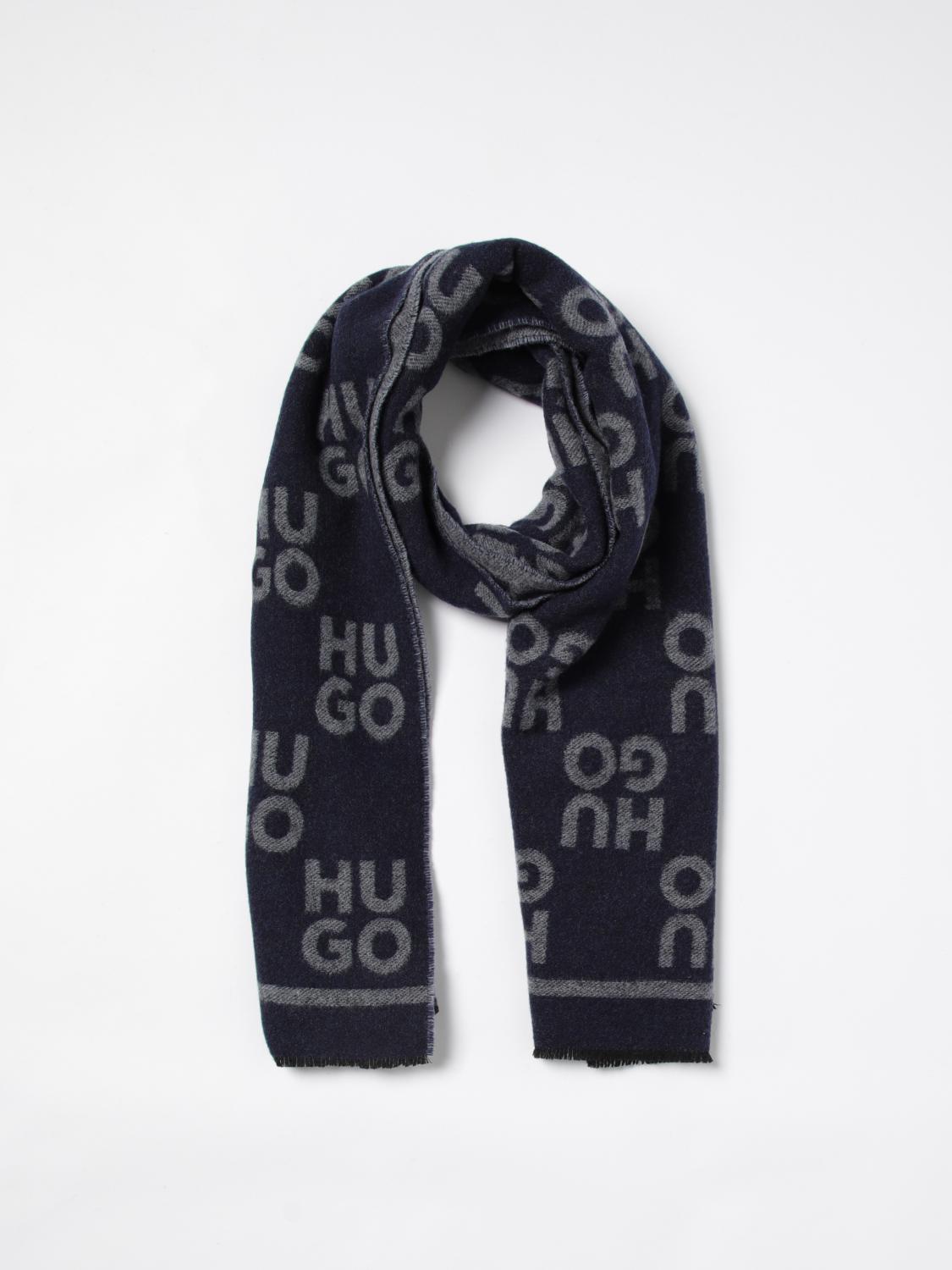 HUGO SCARF: Scarf men Hugo, Blue - Img 2