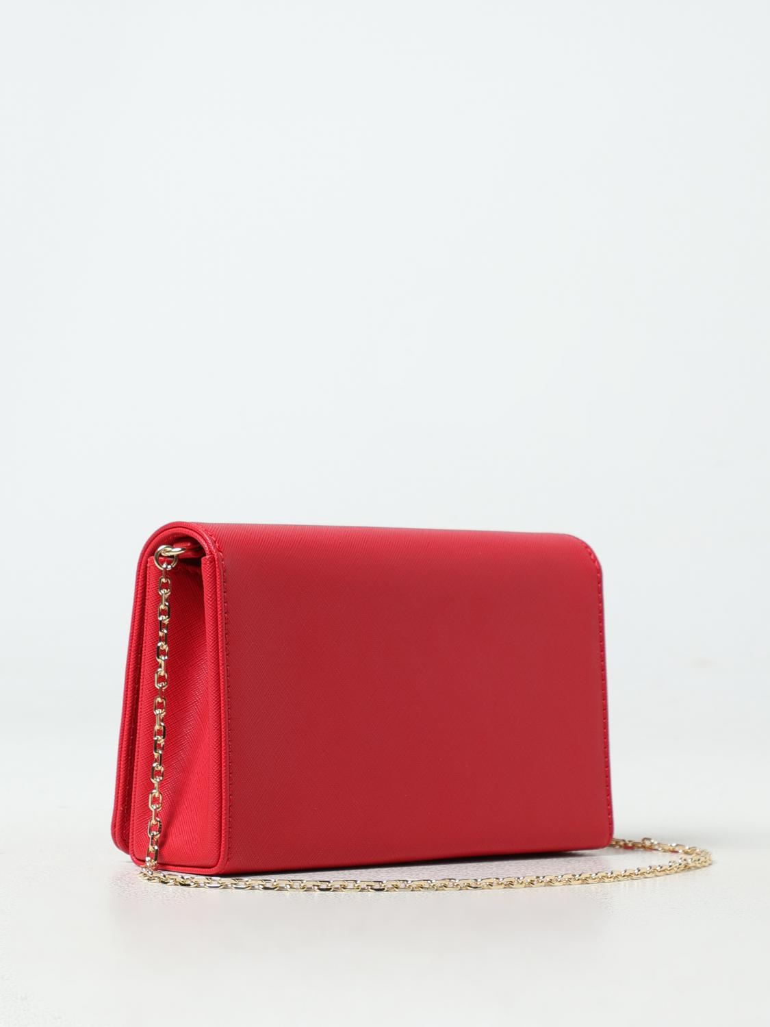 LOVE MOSCHINO MINI BAG: Shoulder bag woman Love Moschino, Red - Img 2