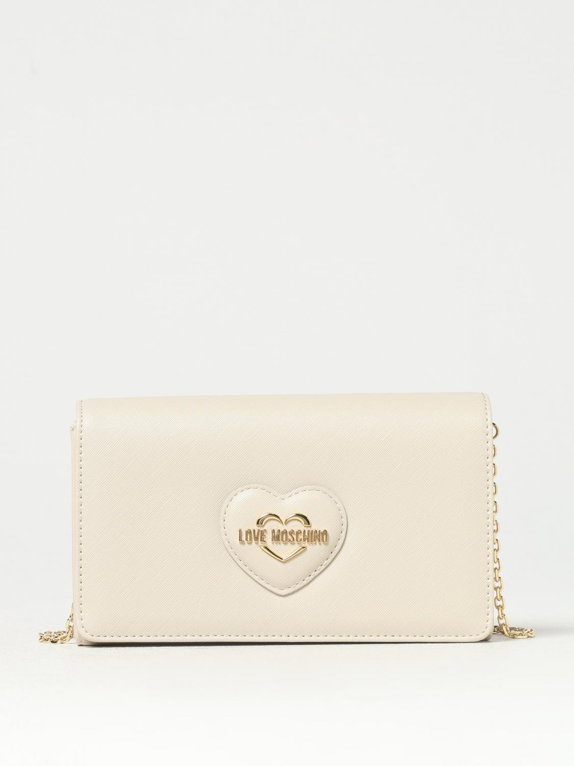 LOVE MOSCHINO ミニバッグ: ショルダーバッグ レディース Love Moschino, アイボリー - Img 1