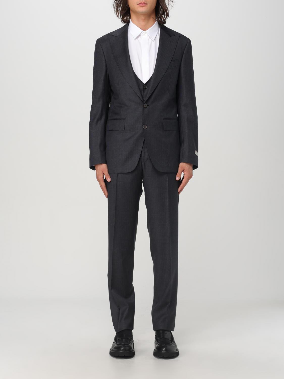 CANALI SUIT: Suit men Canali, Charcoal - Img 1