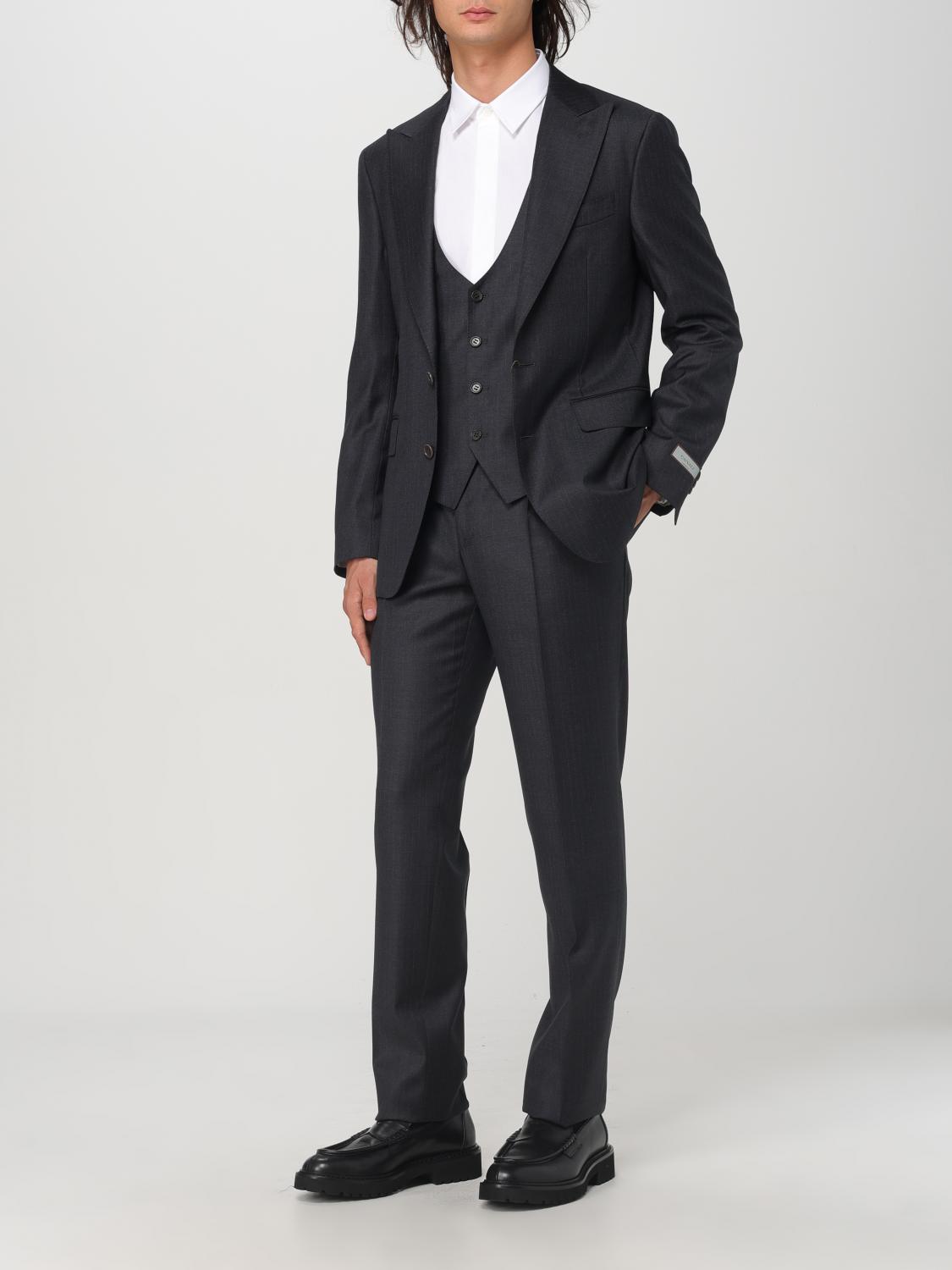 CANALI SUIT: Suit men Canali, Charcoal - Img 2