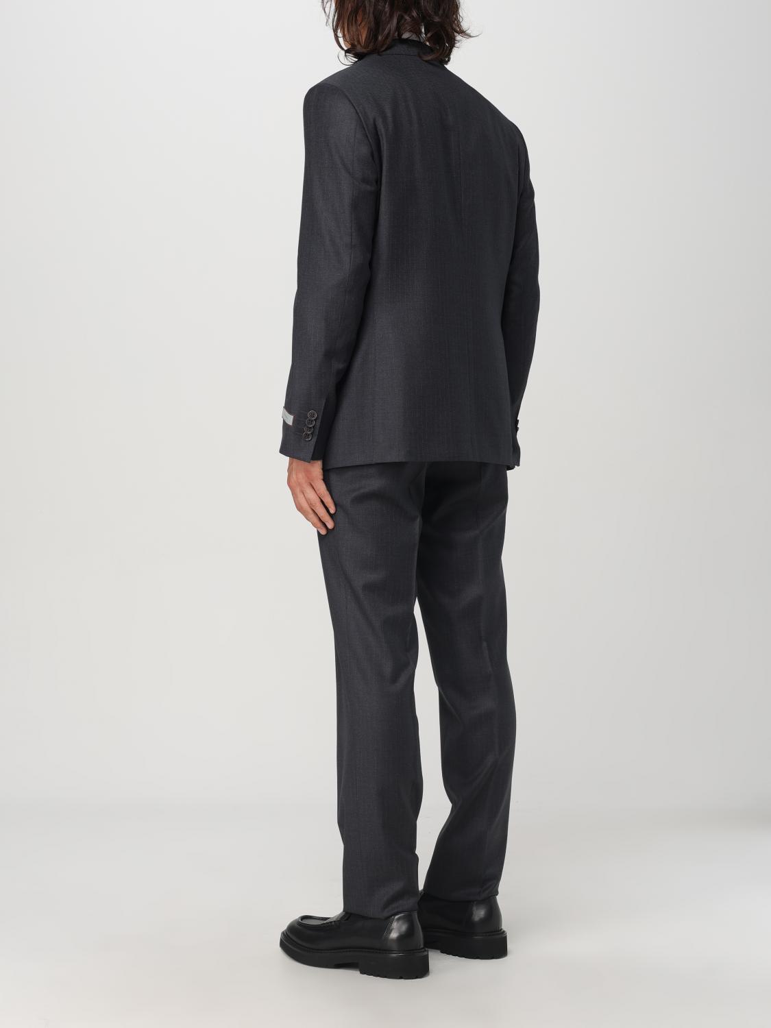 CANALI SUIT: Suit men Canali, Charcoal - Img 3