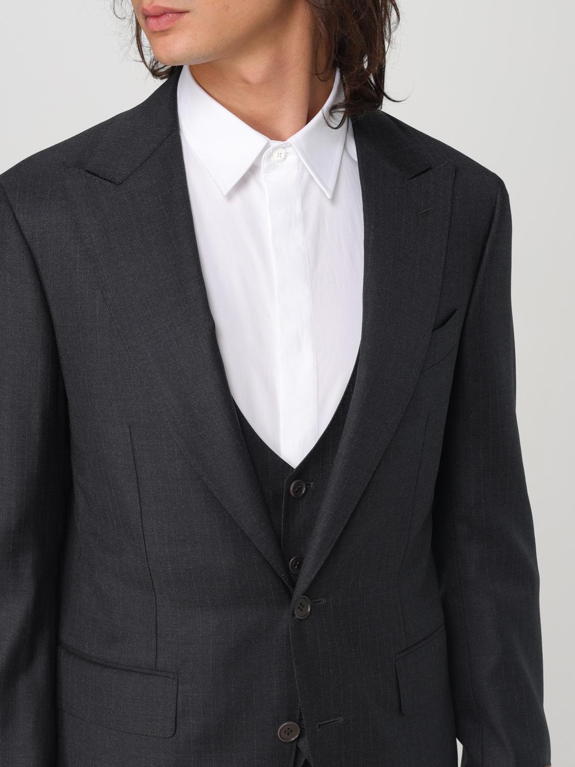 CANALI SUIT: Suit men Canali, Charcoal - Img 5