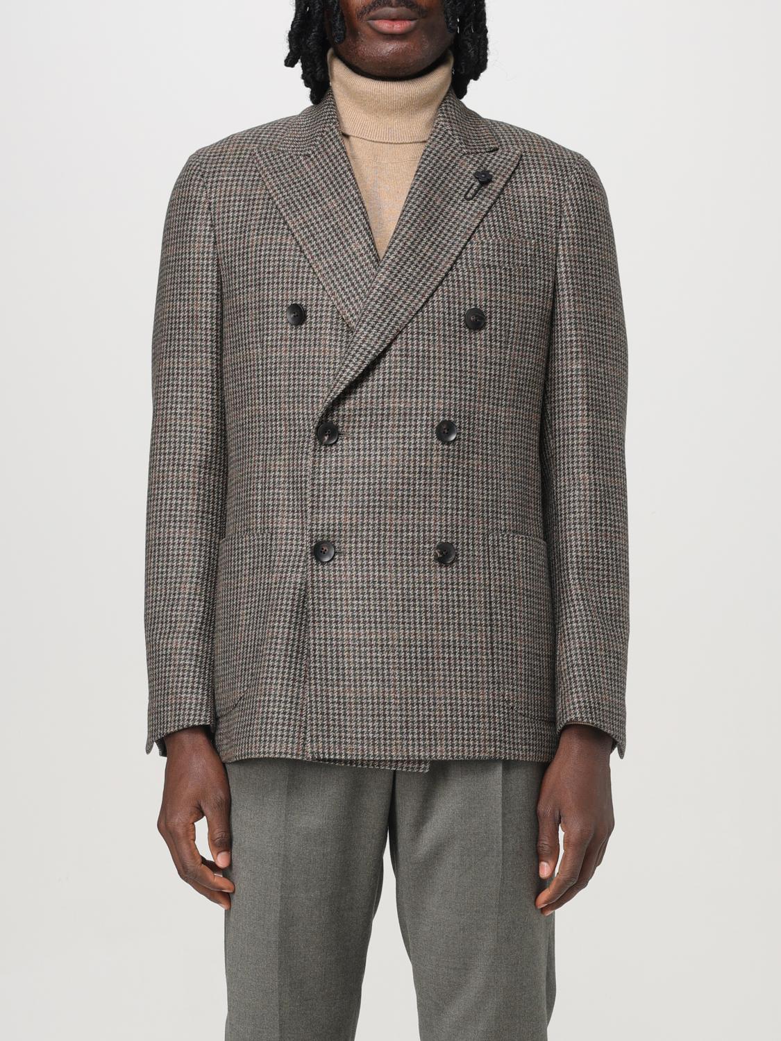 LARDINI AMERICANA: Chaqueta hombre Lardini, Marrón - Img 1