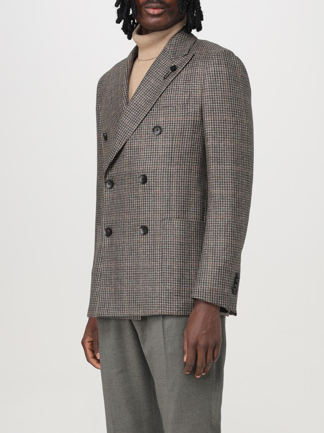 LARDINI BLAZER: Veste homme Lardini, Marron - Img 3