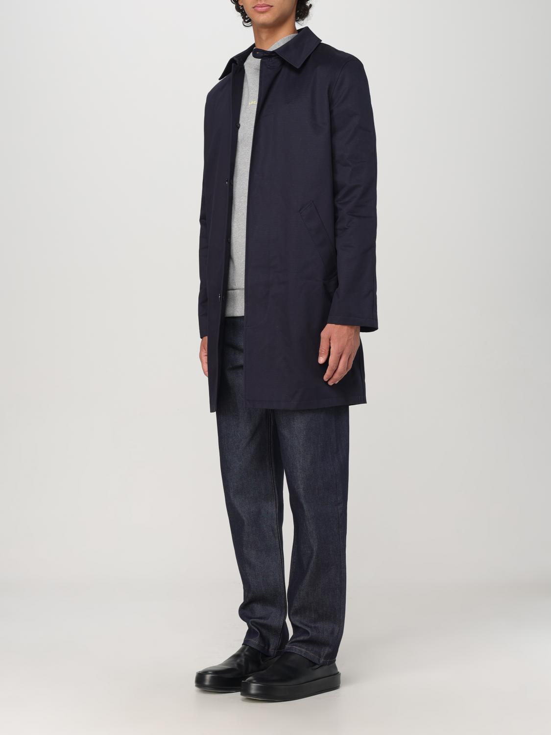 A.P.C. GIACCA: Parka A.P.C. in cotone , Blue Navy - Img 4