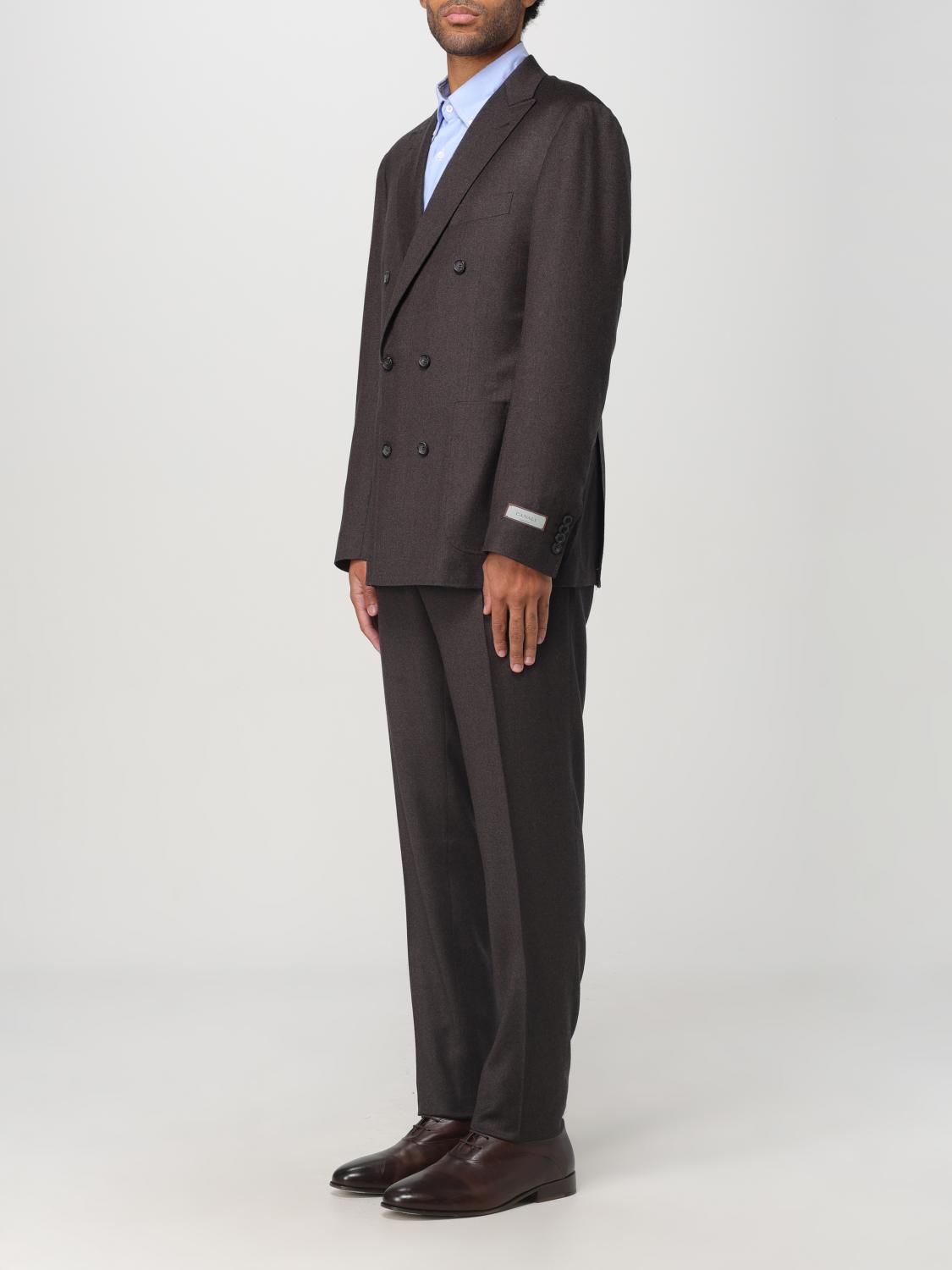 CANALI SUIT: Suit men Canali, Brown - Img 4